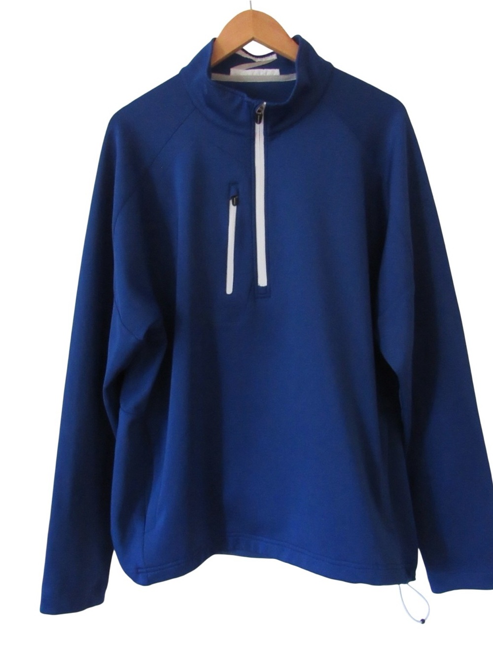 Zero Restriction Blue Golf Quarter Zip Pullover Jacket XL Pockets Athletic